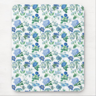 Alfombrilla De Ratón Vintage Blue Flowers Notebook