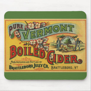 Alfombrilla De Ratón Vintage Brattleboro Jelly Boiled Cider Vermont