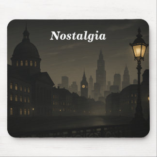 Alfombrilla De Ratón Vintage Cityscape Mousepad