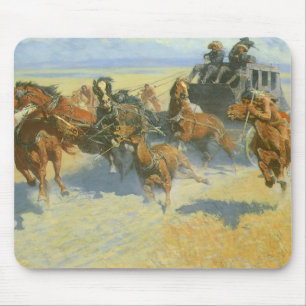 Alfombrilla De Ratón Vintage Cowboy, dueña del líder nocturno, Remingto