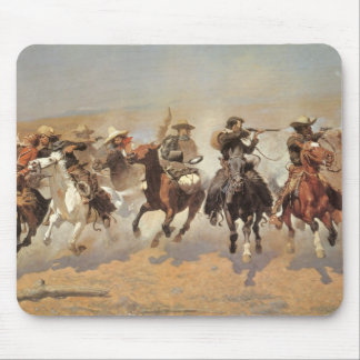 Alfombrilla De Ratón Vintage Cowboys (Vaqueros vintage), un salto para 