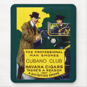 Alfombrilla De Ratón Vintage Cubano Club Cigarros