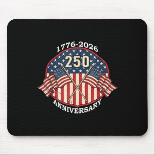Alfombrilla De Ratón Vintage cumpleaños 250 de América 4 de julio