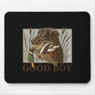 Alfombrilla De Ratón Vintage Dog Good Boy Duck Hunting Labrador Recuper