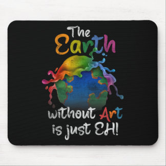 Alfombrilla De Ratón Vintage Earth Without Art Es Sólo Arte Planeta Ea