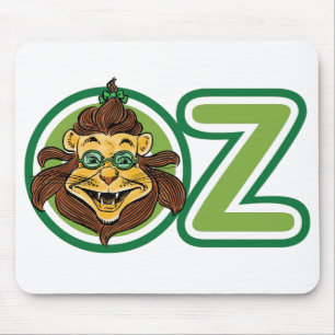 Alfombrilla De Ratón Vintage El mago de Oz, León en la letra O