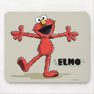 Alfombrilla De Ratón Vintage Elmo