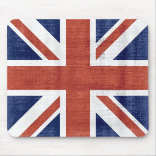 Alfombrilla De Ratón Vintage Flag United Kingdom 2 Mousepad