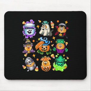 Alfombrilla De Ratón Vintage Funny Nuggets Comida Bucket Halloween Spoo