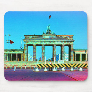 Alfombrilla De Ratón Vintage Germany Berlín Brandenburg Gate