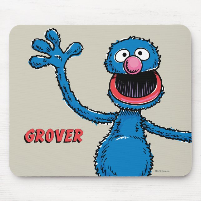 Alfombrilla De Ratón Vintage Grover (Frente)