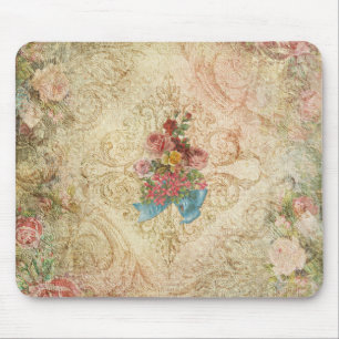 Alfombrilla De Ratón Vintage lamentable Mousepad floral