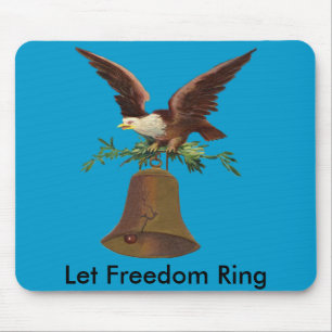 Alfombrilla De Ratón Vintage Let Freedom Ring