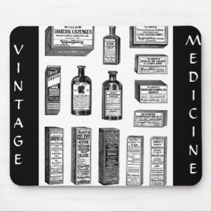 ALFOMBRILLA DE RATÓN VINTAGE, MEDICINA