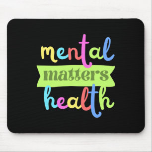 Alfombrilla De Ratón Vintage Mental Health Problema Cita Para Apoyo