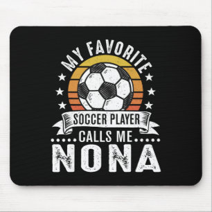 Alfombrilla De Ratón Vintage Mi Jugador de Fútbol Favorito Me Llama Non