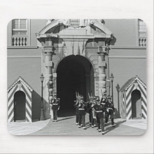 Alfombrilla De Ratón Vintage Mónaco Principado Palacio Príncipe