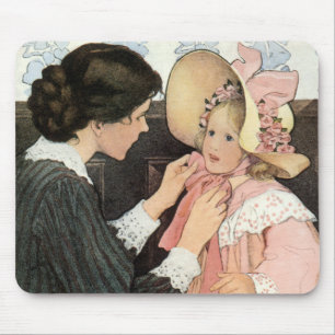 Alfombrilla De Ratón Vintage Mother and Child by Jessie Willcox Smith