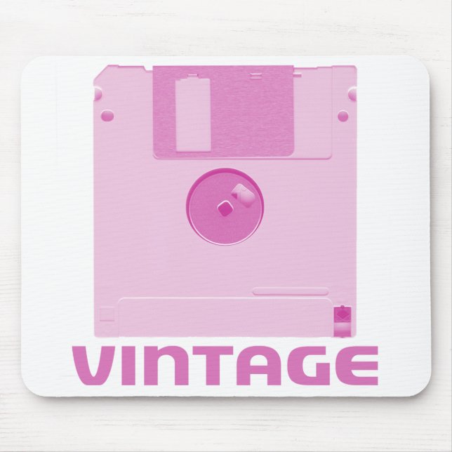 Alfombrilla De Ratón Vintage Mousepad rosado flojo (Frente)