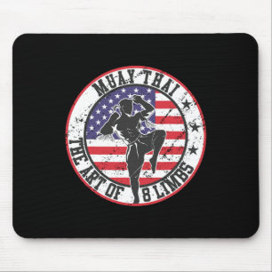 Alfombrilla De Ratón Vintage Muay Thai Karate Boxing Artes marciales mi