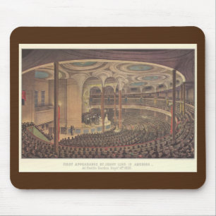 Alfombrilla De Ratón Vintage Music, Jenny Lind, cantante de ópera sueco