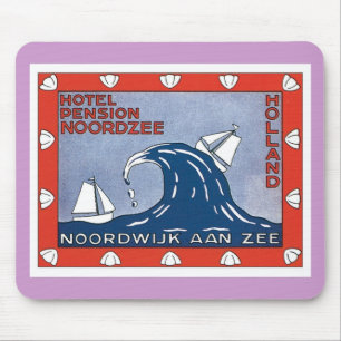 Alfombrilla De Ratón Vintage Noordwijk Aan Zee Holanda