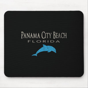 Alfombrilla De Ratón Vintage Panama City Beach Fl Dolphin T Shirt