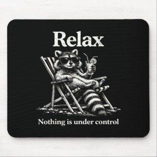 Alfombrilla De Ratón Vintage retro relájate nada está bajo control dive