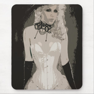 Alfombrilla De Ratón Vintage Sensual Corset Art