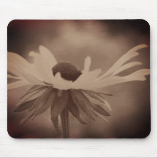 Alfombrilla De Ratón Vintage Sepia Black Eyed Susan Flower