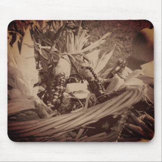 Alfombrilla De Ratón Vintage Sepia Indian Corn