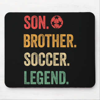 Alfombrilla De Ratón Vintage Son Brother Soccer Legend Retro Boys Socc 