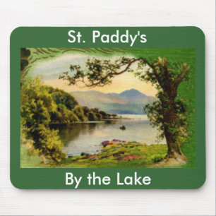 Alfombrilla De Ratón Vintage St. Paddy's By Lake Mousepad