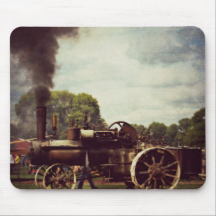Alfombrilla De Ratón Vintage Steam Power, Tractor Vintage