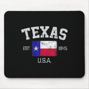 Alfombrilla De Ratón Vintage Texas Austin Est 1845 Para Hombres Y Mujer