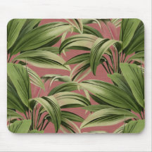 Vintage Tropical Palm Rosa de acuarela botánica