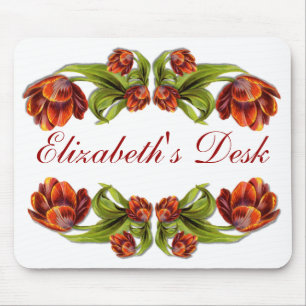 Alfombrilla De Ratón VINTAGE TULIP ~ Mousepad