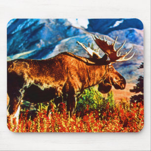 Alfombrilla De Ratón Vintage USA Alaska toro