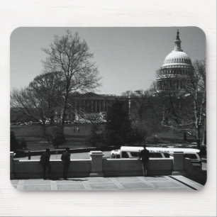 Alfombrilla De Ratón Vintage USA Washington The Capitol street Business