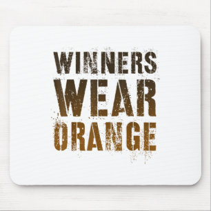 Alfombrilla De Ratón Vintage Wins Wear Naranja Summer Camp Team War G