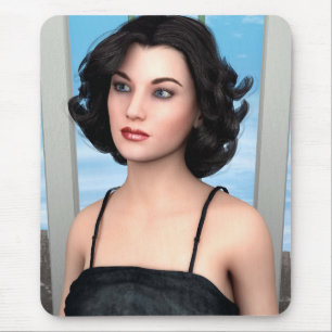 Alfombrilla De Ratón Vintage Woman