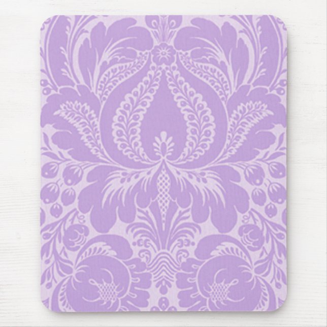 Alfombrilla De Ratón Violet Fantasy Floral Mouse Pad (Frente)