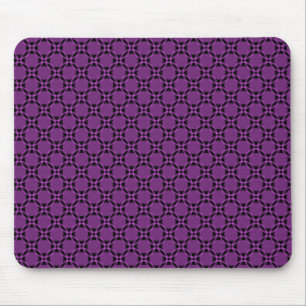 Alfombrilla De Ratón Violet Funky Circles Mousepad