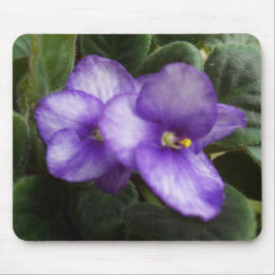 Alfombrilla De Ratón Violetas africanas Mousepad