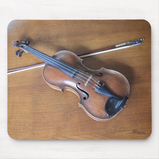 Alfombrilla De Ratón Violín antiguo (Frente)