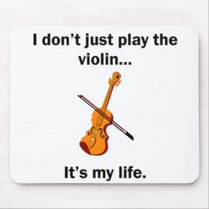 Alfombrilla De Ratón Violín es mi vida