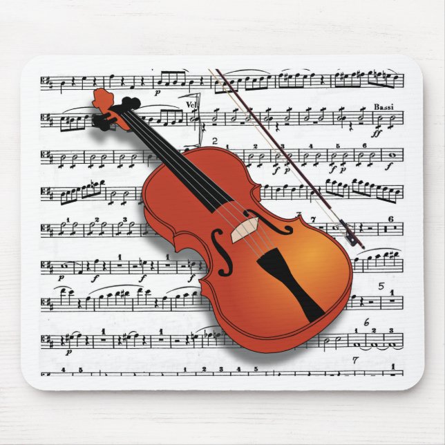 Alfombrilla De Ratón Violin Lover_ (Frente)