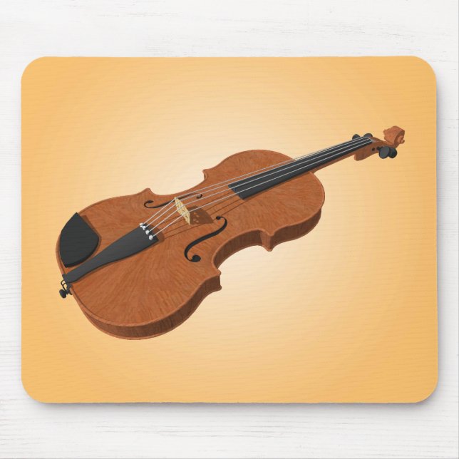 Alfombrilla De Ratón Violín: modelo 3D: Mousepad (Frente)