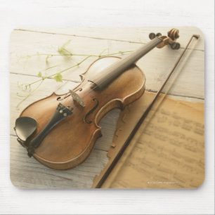Alfombrilla De Ratón Violín y partitura