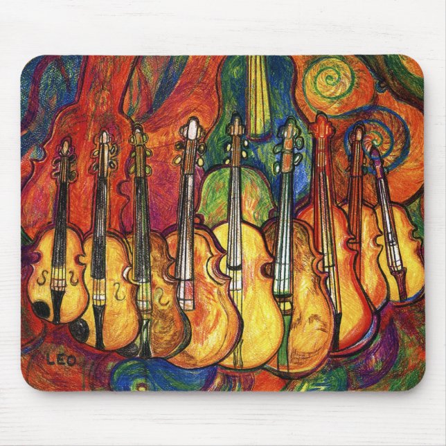 Alfombrilla De Ratón Violines (Frente)